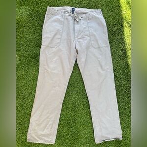 GAP Men’s Linen-Cotton Blend Utility Pants - Size 35x32